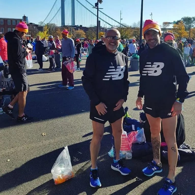 Las fotos y videos de Nicolás Cabré en la maratón de Nueva York: "No lo voy a olvidar nunca en mi vida"