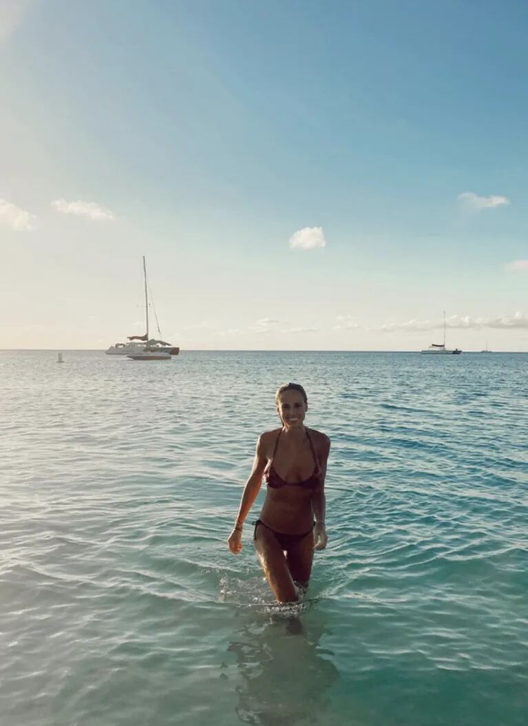 Mariana Fabbiani compartió el álbum de fotos de su viaje en Aruba: "En modo vacaciones"