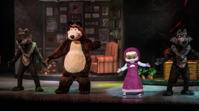 El show de Masha y el Oso desembarca en el teatro en vacaciones de invierno