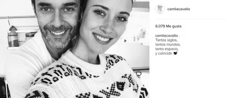 Mariano Martínez y una romántica declaración a su novia, Camila: "Vos me hacés muy feliz mi amor"
