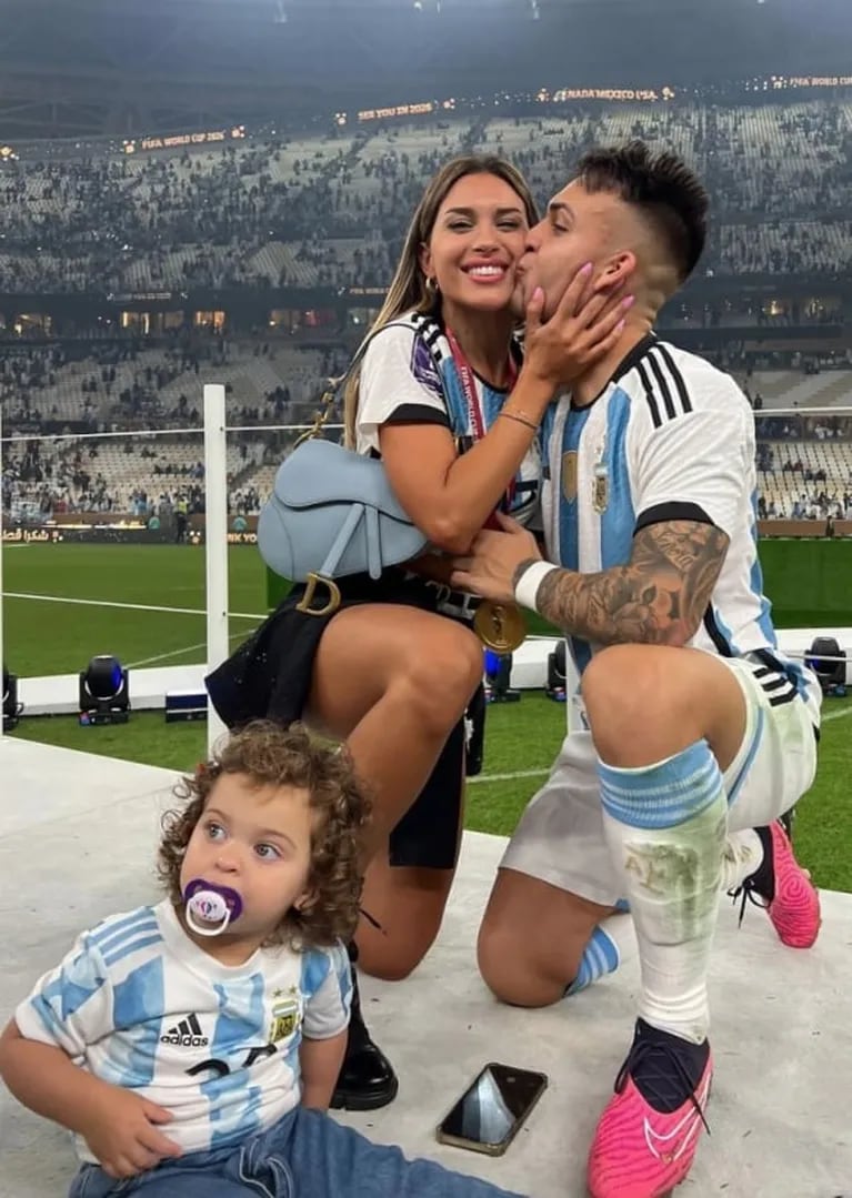 Agustina Gandolfo y Lautaro Martínez esperan su segundo hijo: "Ella está de tres meses"