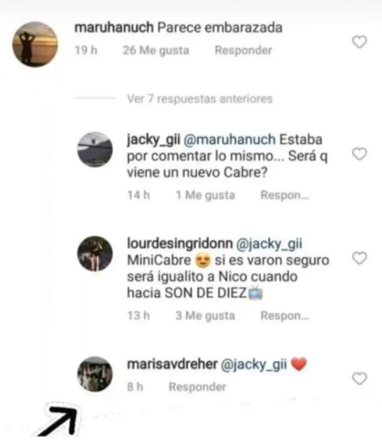 El posteo de Laurita Fernández que despertó rumores de embarazo durante sus vacaciones con Nicolás Cabré