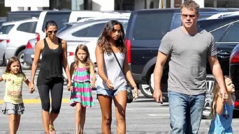 Matt Damon y su relación con su familia: el actor quiere que sus hijas conozcan diversas culturas
