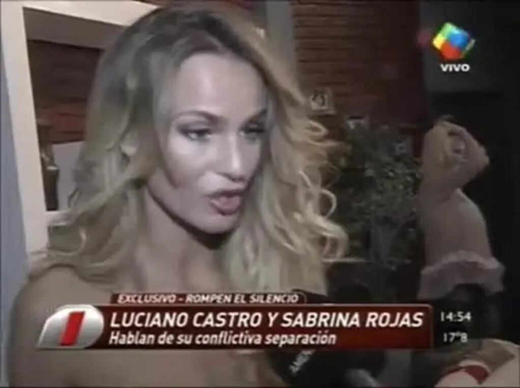 Sabrina Rojas habló de su separación de Luciano Castro