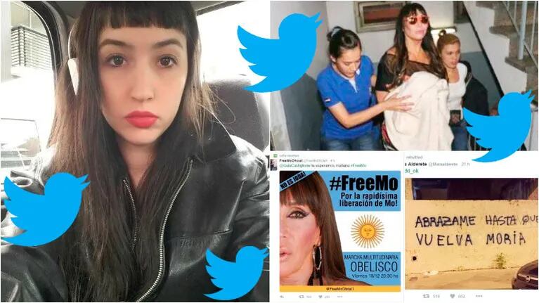 Los primeros tweets de Sofía Gala tras la detención de Moria. Foto: Web/ Twitter