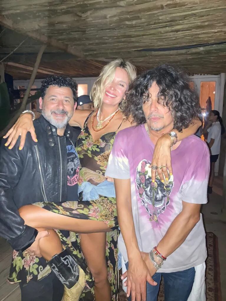  Zorrito Von Quintiero en Punta del Este: mimos con su novia y show con el guitarrista de Mick Jagger 