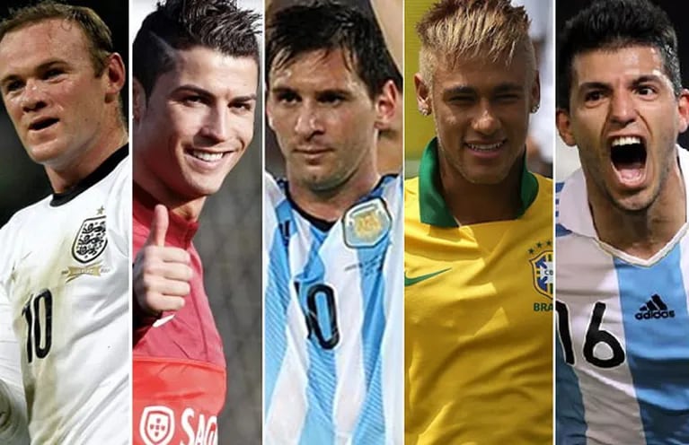 La lista de los 10 futbolistas mejor pagados del Mundial Brasil 2014 según Forbes. (Foto: Web)