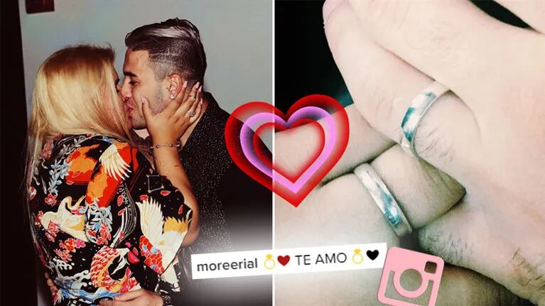 ¡Felicidades! Morena Rial se comprometió con su novio, a cuatro meses de comenzar el romance: