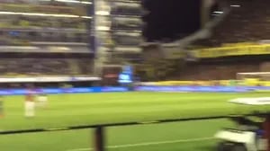 Vicky Xipolitakis grabó un video desde la Bombonera y escrachó el provocador gesto de un jugador de San Lorenzo