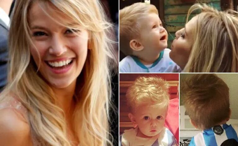 La insólita explicación de Luisana Lopilato al cabello de su hijo, Noah. (Foto: Web) 