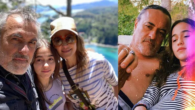 Vero Lozano compartió postales de su escapada a Villa La Angostura con Corcho Rodríguez y su hija Antonia.