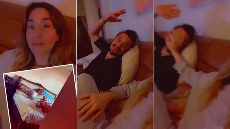 El video de Daniel Osvaldo explicando por qué cambió la cama cuando convivía con Jimena Barón