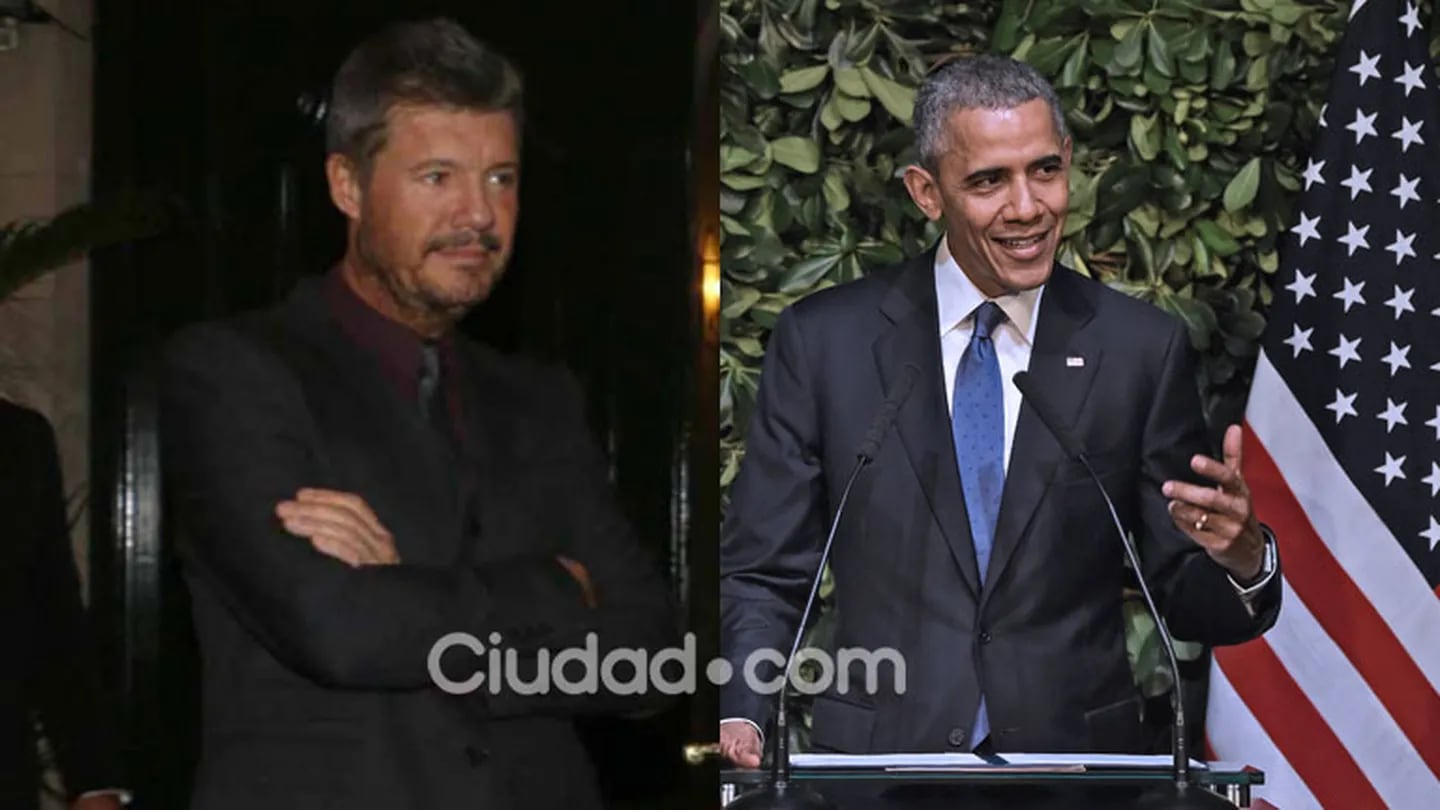 Marcelo Tinelli no pudo asistir a la gala de Obama (Fotos: Archivo Ciudad.com y AFP). 
