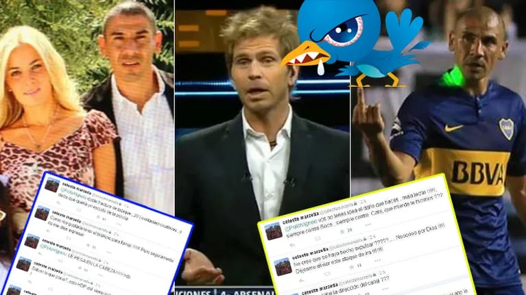 Furiosa reacción en Twitter de la mujer del Cata Díaz contra el Pollo Vignolo: el comentario del periodista que desató su ira
