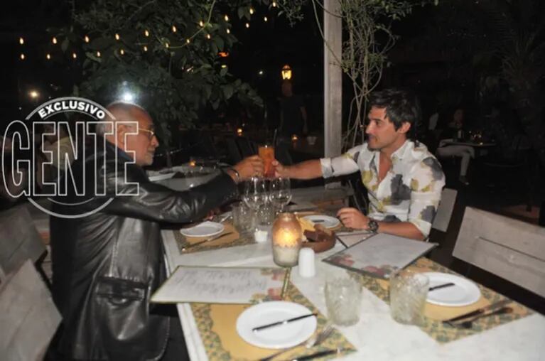 Las fotos de la romántica cena del Negro González Oro y Mauro Francisco, su nuevo novio: "Yo me quiero casar"