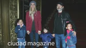 La salida familiar de Fabián Vena y Paula Morales con su hijo y sus hermanas (Fotos: Movilpress)