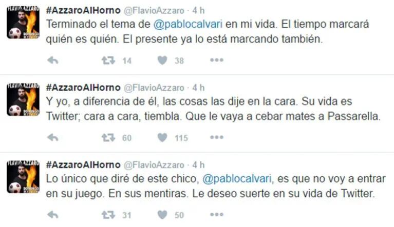 Flavio Azzaro, amenazado por su panelista tras feroz pelea y renuncia: "¿Cara a cara tiemblo? Hoy te voy a buscar a la radio"