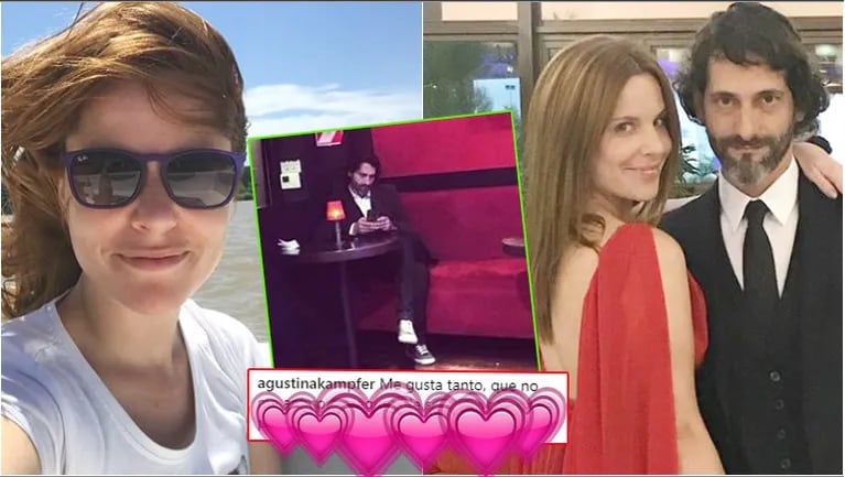 El piropo de Agustina Kämpfer a su novio (Fotos: Instagram)