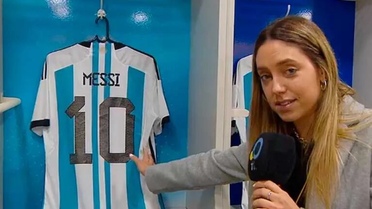 Leo Messi gambeteó a Sofi Martínez y las redes se llenaron de memes