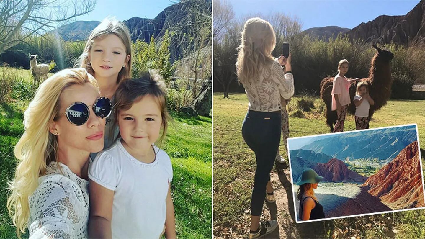 Los días de Nicole Neumann junto a sus hijas en Jujuy (Foto: Instagram)