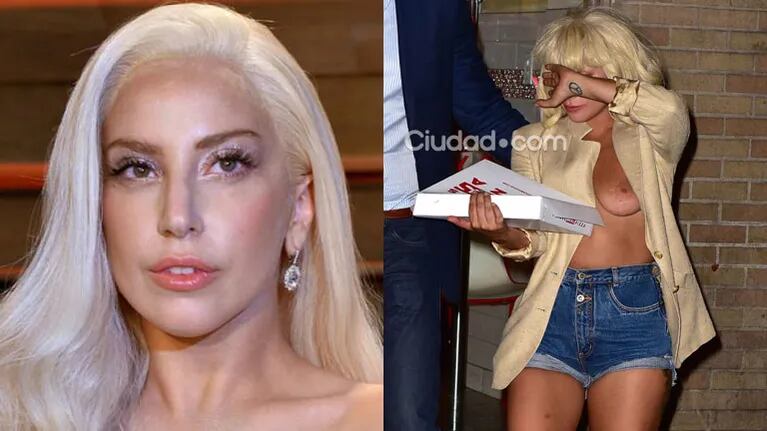 Lady Gaga y su blooper hot en Nueva York (Fotos: Web y Grosby Group). 