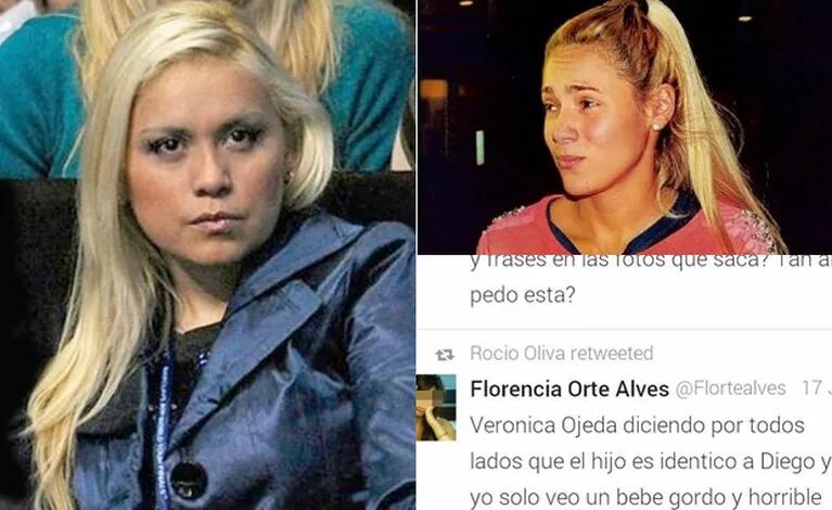 Verónica Ojeda mostró el polémico RT de la novia de Maradona sobre Dieguito Fernando. 