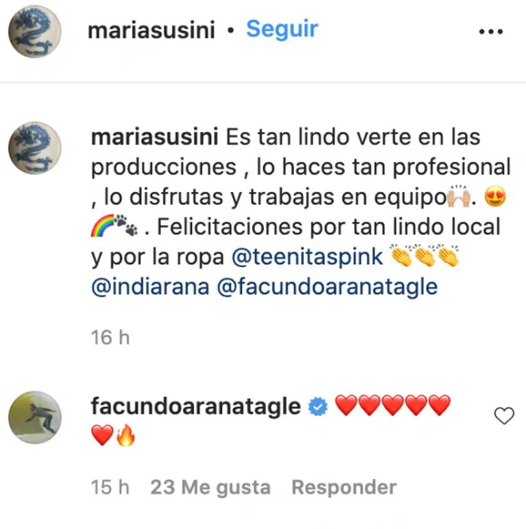 María Susini contó que su hija con Facundo Arana debutó como modelo: "Es tan lindo verte en las producciones"