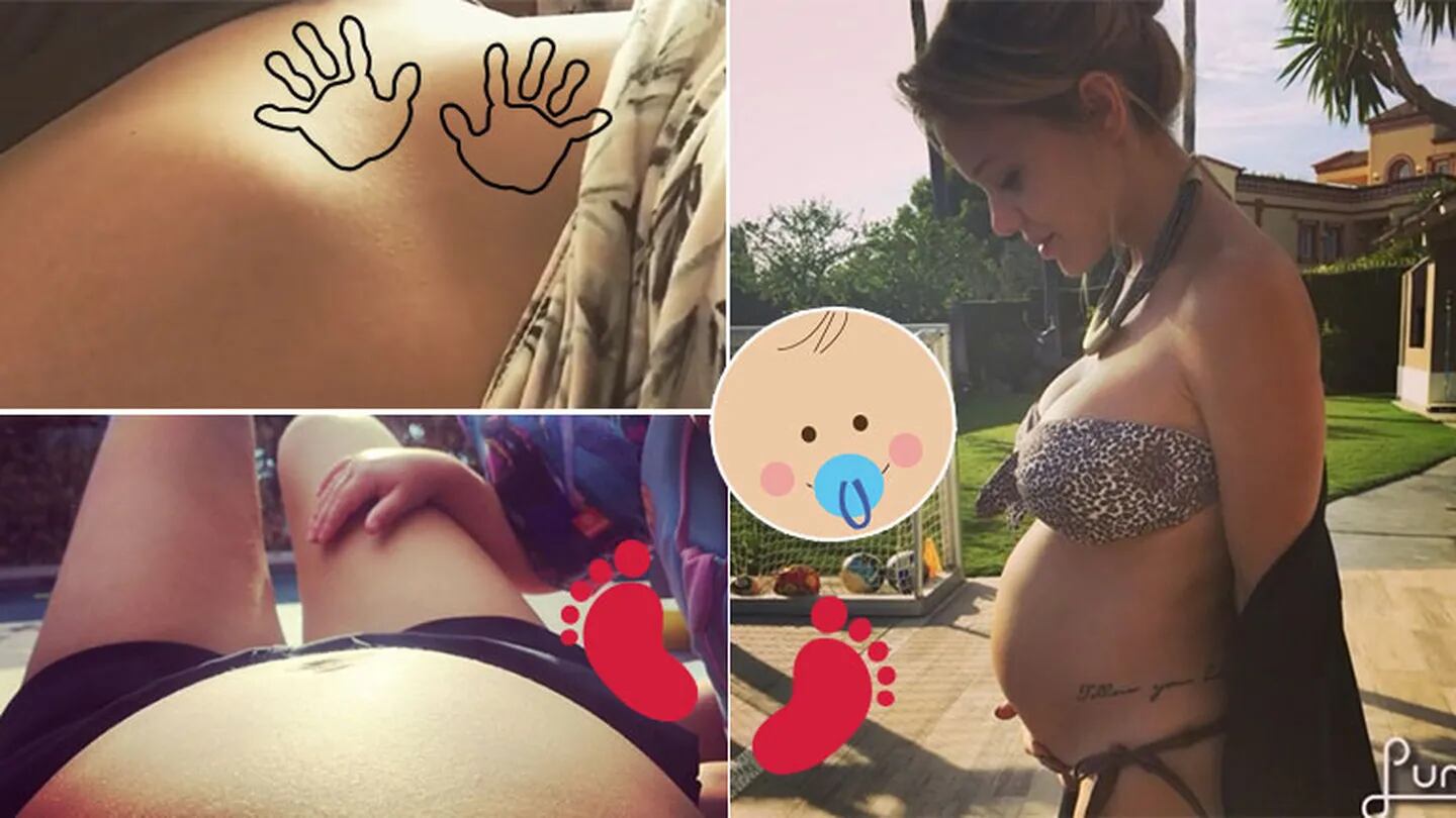 Evangelina Anderson  y el tierno video de su pancita de embarazada en movimiento (Foto: Instagram)
