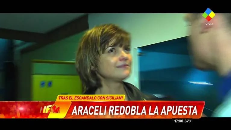 La fuerte aclaración de Araceli González a Griselda Siciliani