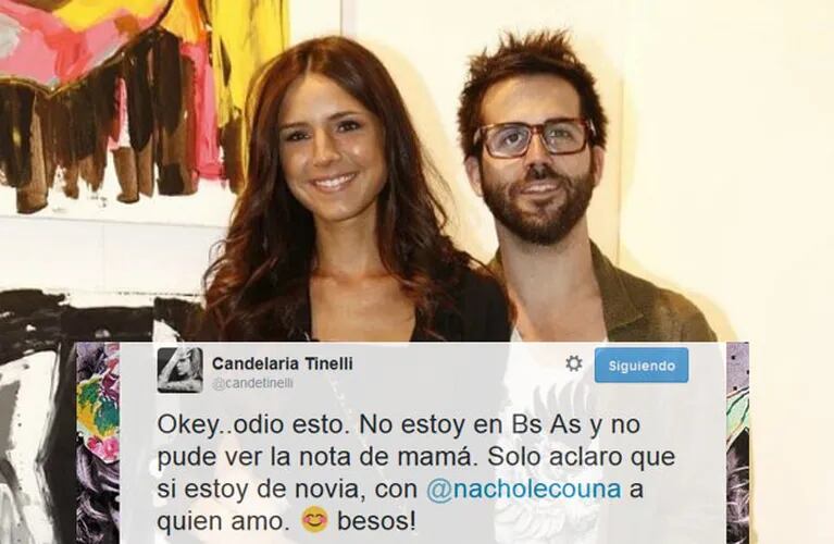 Candelaria Tinelli confirmó su noviazgo con Nacho Lecouna. (Foto: Web)