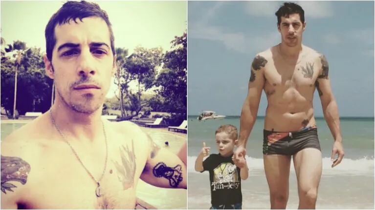 Esteban Lamothe, lomazo y sunga en las playas brasileñas. Foto; Instagram