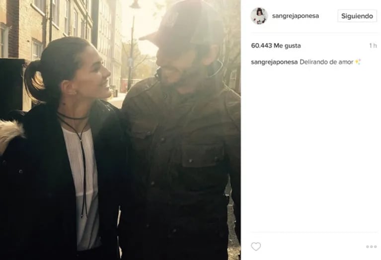 La primera foto de la China Suárez y Benjamín Vicuña juntos, tras los falsos chats que vinculaban al actor con Romina Malaespina: "Delirando de amor"