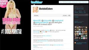 Bobbi Eden promete sexo oral para sus seguidores en Twitter