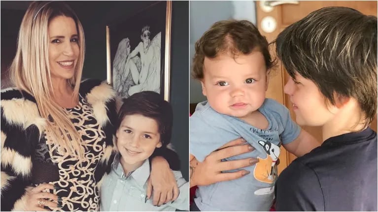 El tierno saludo de Florencia Peña a su hijo Juan por su cumpleaños (Fotos: Instagram)