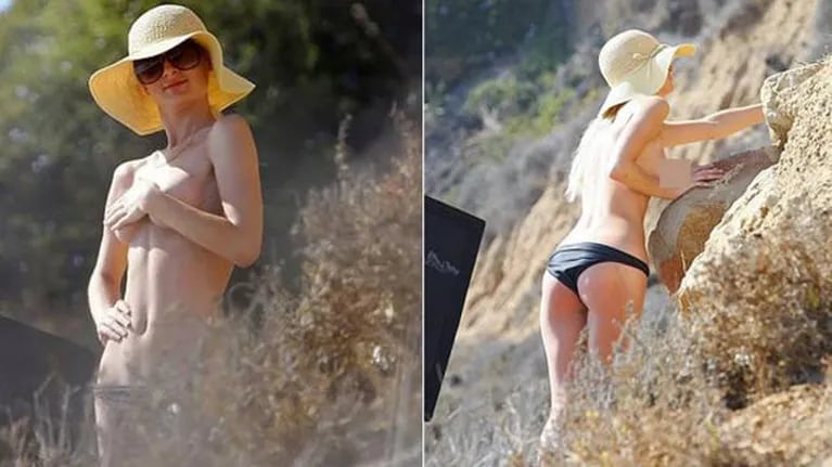 Paris Hilton... en topless
