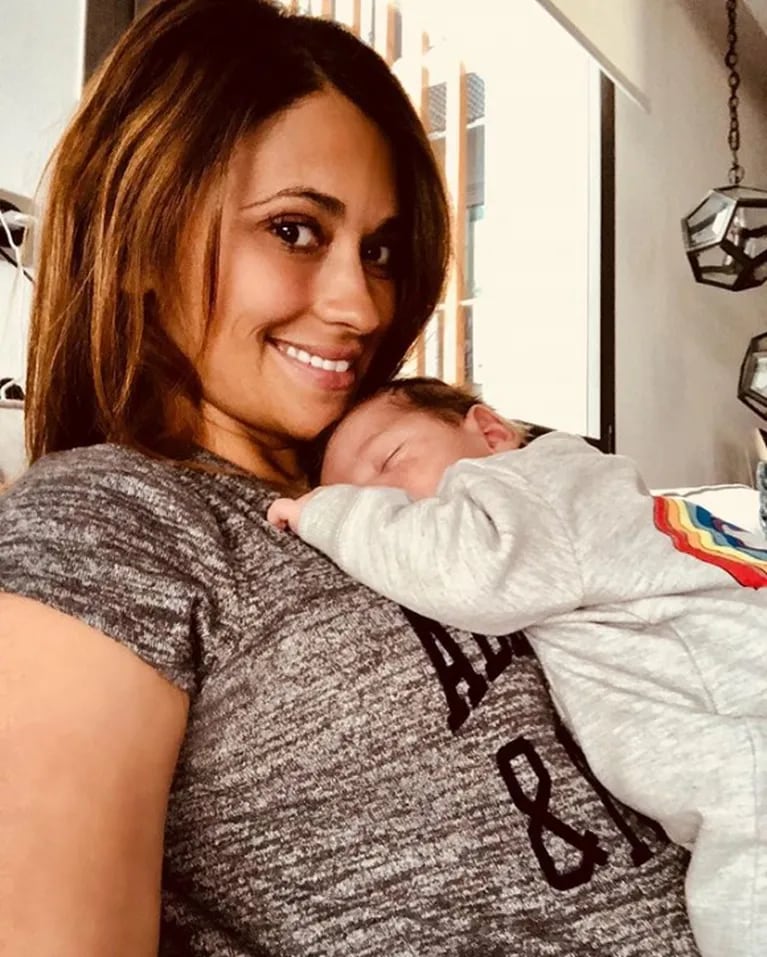 La foto más tierna de Antonela Roccuzzo con Ciro, su bebé recién nacido: "Sos pura paz"