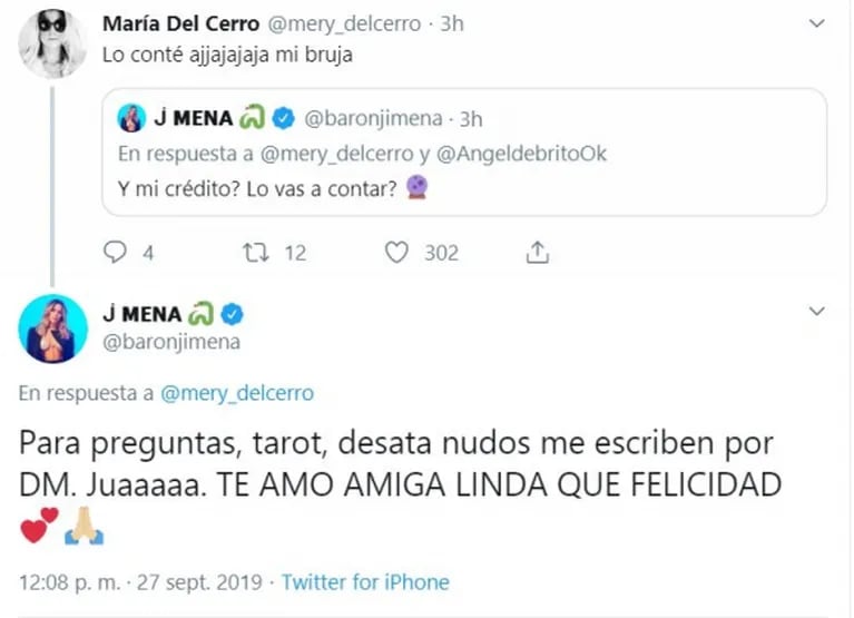 Mery del Cerro reveló que Jimena Barón anticipó su dulce espera: "Me mandó por WhatsApp '¿estás embarazada?'"