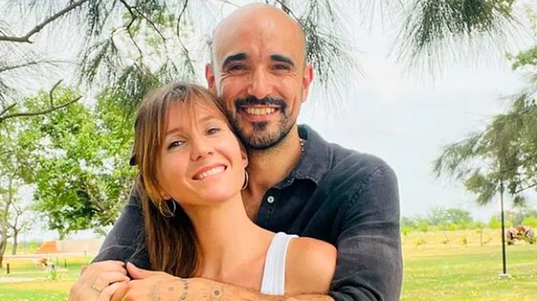 Abel Pintos y Mora Calabrese serán padres.