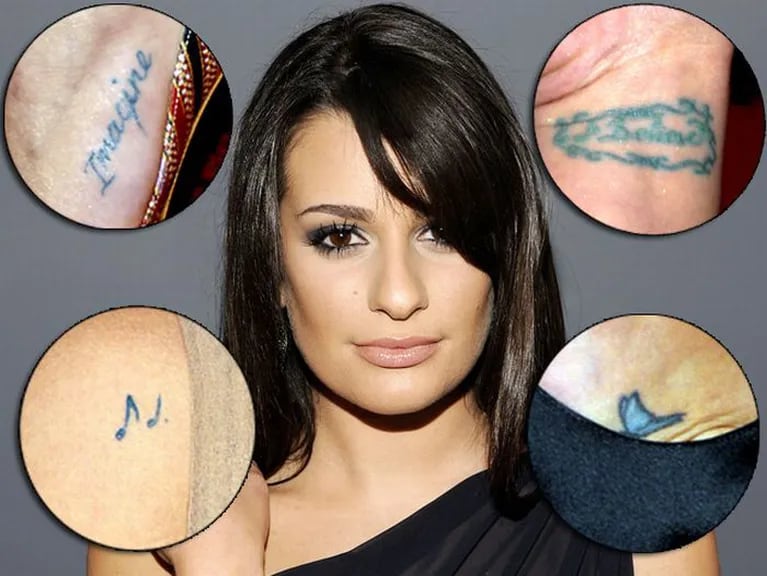 Lea Michele: espiá sus tatuajes y cuál es su simbología
