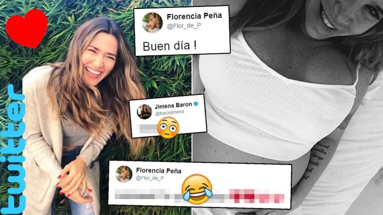 El pícaro comentario de Jimena Barón a una foto de Florencia Peña: ¡mirá la divertida reacción de la futura mamá!