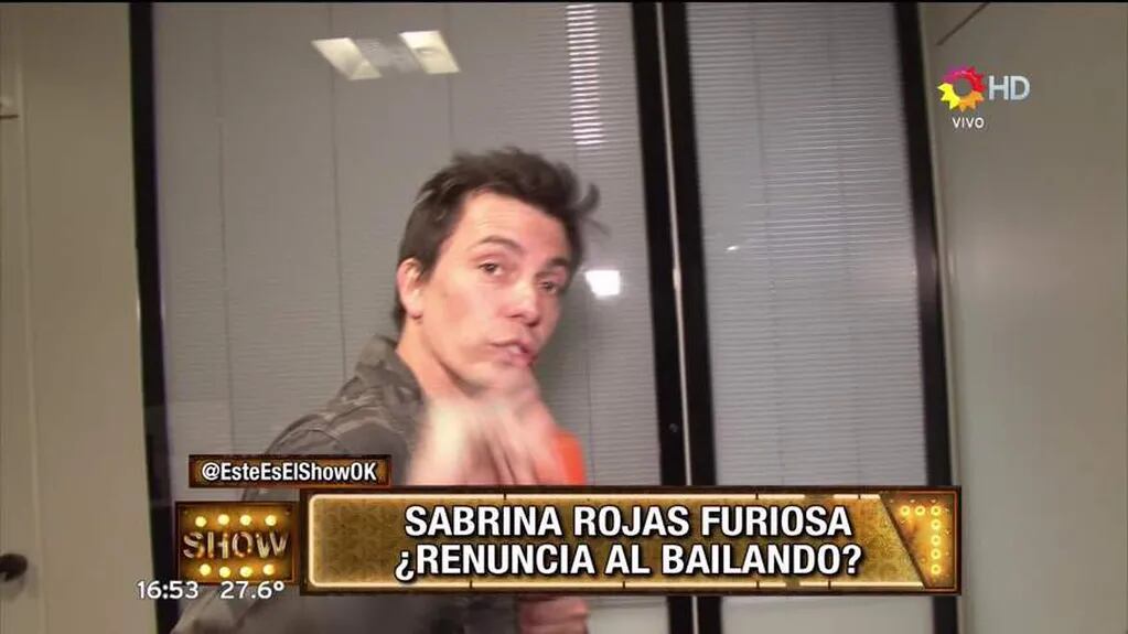 Sabrina Rojas, enojada con la producción de ShowMatch