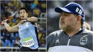 Emotivo mensaje de Diego Maradona por la muerte del atleta olímpico Braian Toledo: Qué descanses en paz