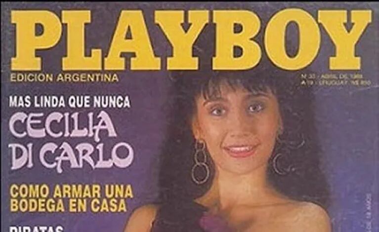La novia de Horacio Pagani, cuando fue tapa de Playboy. (Foto: Web)