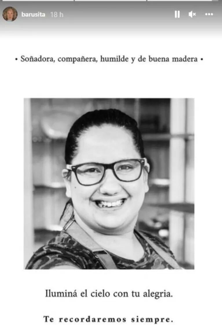 El dolor de los compañeros de Daniela "Chili" Fernández, de El gran premio de la cocina, por su muerte: "Abrazo al Cielo"