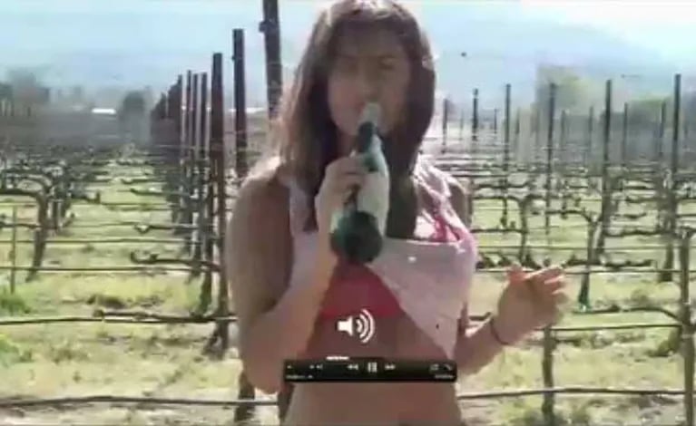 Una imagen del comienzo del video prohibido. ¿Es Silvina Luna? (Foto: Web)