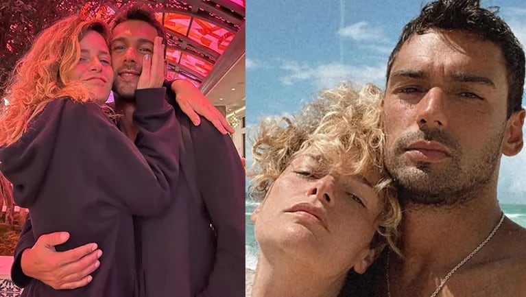 Romina Richi compartió fotos de sus apasionadas vacaciones con su novio en Miami.