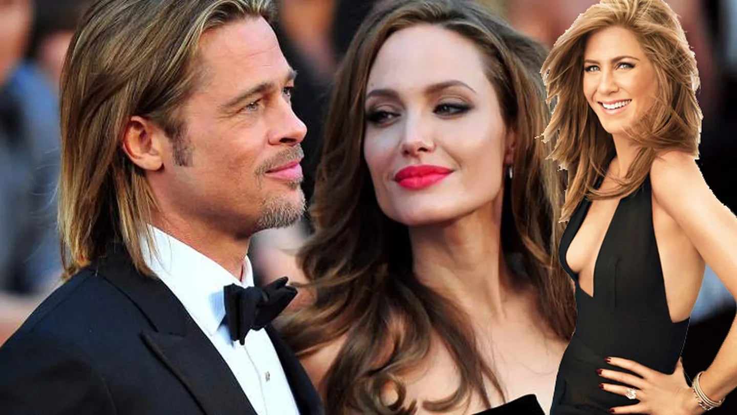 Brad Pitt y Angelina Jolie, en proceso de divorcio. Jennifer Aniston, felizmente casada con Justin Theroux. Las vueltas de la vida.
