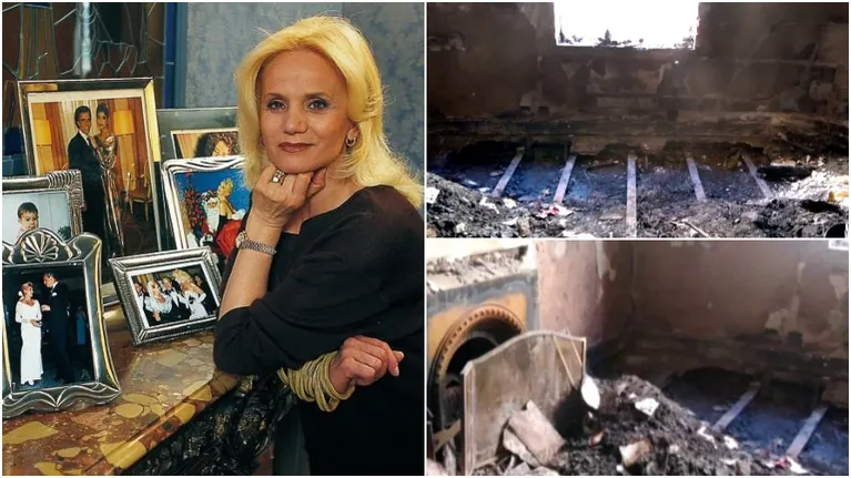 Así quedó el departamento de Elsa Serrano tras el trágico incendio en su departamento