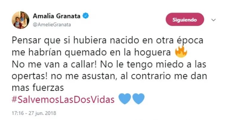 Amalia Granata fue desvinculada de elnueve tras su polémico tweet: "Mi lucha le costó el pan a mis hijos"