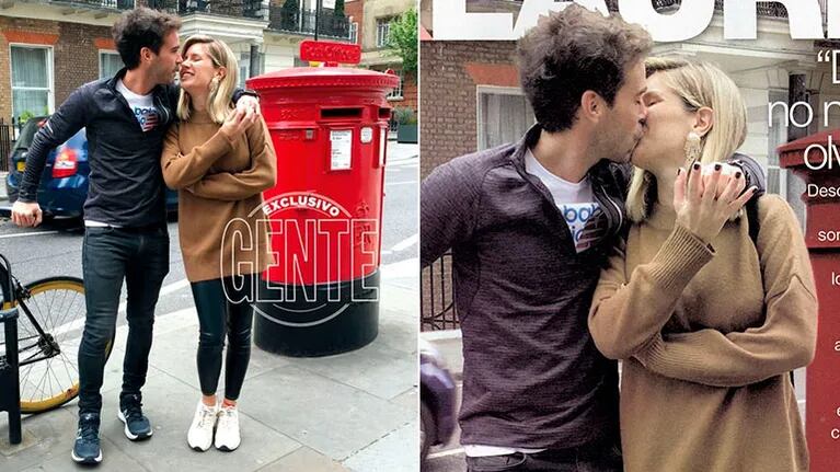 Nicolás Cabré y Laurita Fernández, a los besos en Londres: “De este viaje no nos vamos a olvidar nunca”